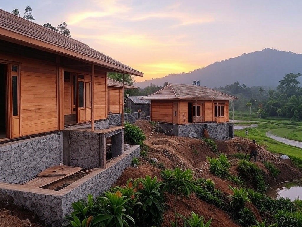 Construction cost inflation impacts in Bali property development: 2022 to 2025